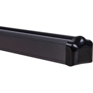 GroJa Universalleiste, Anthrazit, 300 cm, für Zaunbau & Sichtschutz.