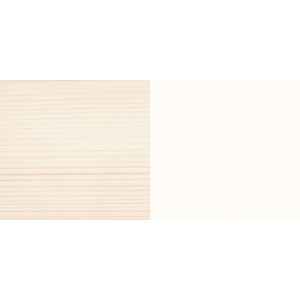 Holz mit Osmo Dekorwachs Intensiv Schnee behandelt. Holz-Wachs für Innenräume.