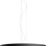 Schwarze Philips Hue White Ambiance Fair Pendelleuchte mit Dimmer und warmweißem Licht.