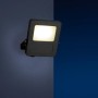 Schwarzer LED-Außenstrahler Floodlight, 10W, 1300lm, für Garten und Wege