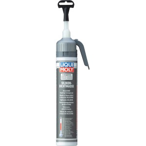 Liqui Moly Silikondichtmasse, transparent, 200ml Kartusche für Lack- und Karosseriereparatur.