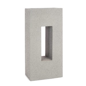 Pflanzwerk Hochbeet Pflanzkübel Vista Premium Frostbeständig 92 cm Grau