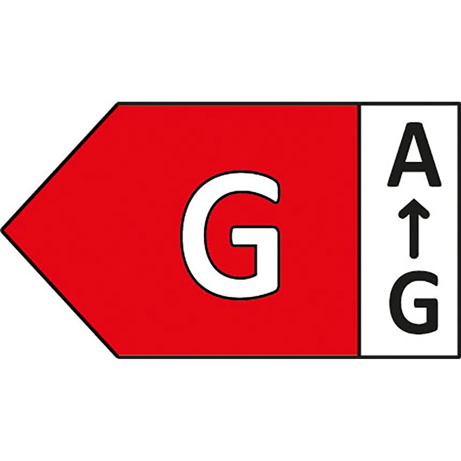 Energielabel G für Paulmann GU10 LED-Leuchtmittel, 4,9 W, warmweiß.