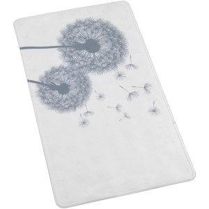Wenko Wanneneinlage Astera, 70x40 cm, mit Pusteblumen-Motiv für sicheren Halt in der Badewanne.