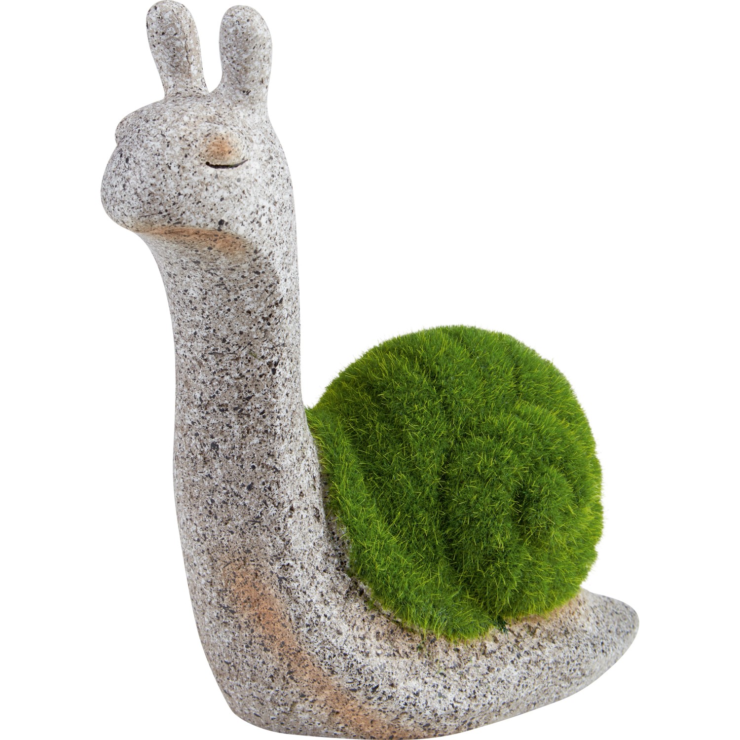 Deko-Schnecke aus Polyresin und Kunstrasen 18 cm x 9 cm x 20 cm Grรผn kaufen bei OBI