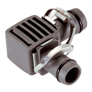 Gardena L-Stück 13 mm (1/2) für Micro-Drip-Systeme, zur Richtungsänderung von Verlegerohren.