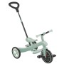 Globber Explorer Trike 4in1 Kinderfahrzeug in Pistazie. Verstellbares Dreirad mit Schubstange, Pedalen und TPR-Sitz.