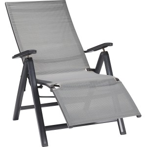 Verstellbarer Relaxsessel Pacora aus Textilen, ideal für Garten & Terrasse.