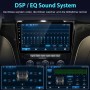 Junsun Autoradio im Skoda Yeti Armaturenbrett. Zeigt DSP/EQ Sound System Equalizer für Bässe, Höhen, Mitten.