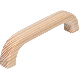 Siro Möbelgriff S301 aus Fichte, unbehandelt, Lochabstand 96mm.