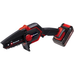 Einhell Akku-Kettensäge GE-PS 18/15 Li BL Kit mit Akku. Kompakte Astsäge für Gartenarbeiten.