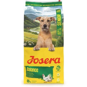 Josera Hunde-Trockenfutter Senior Balance mit Huhn & Reis, 12,5 kg Sack.