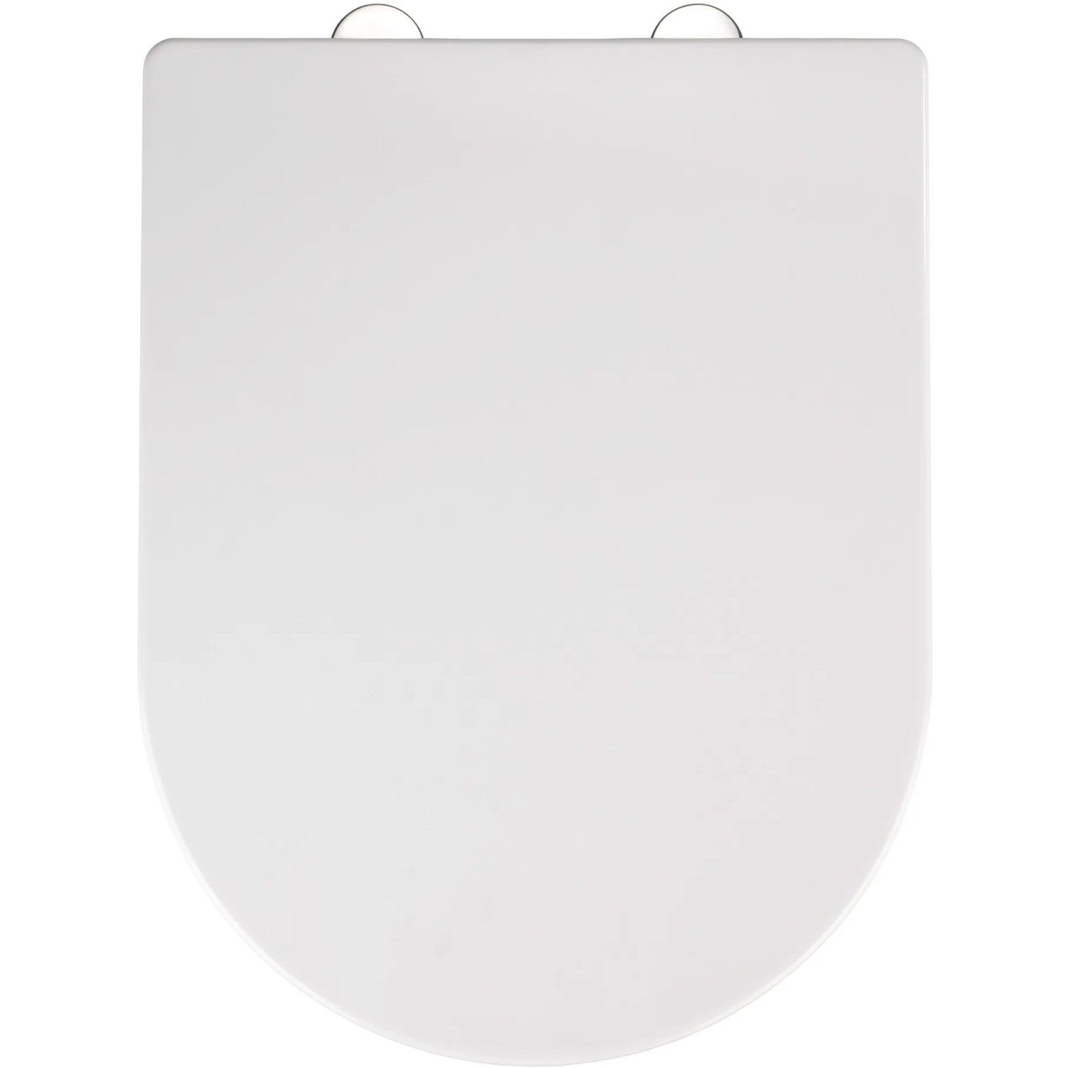 Weißer Wenko Premium WC-Sitz Calla aus Thermoplast mit Absenkautomatik.
