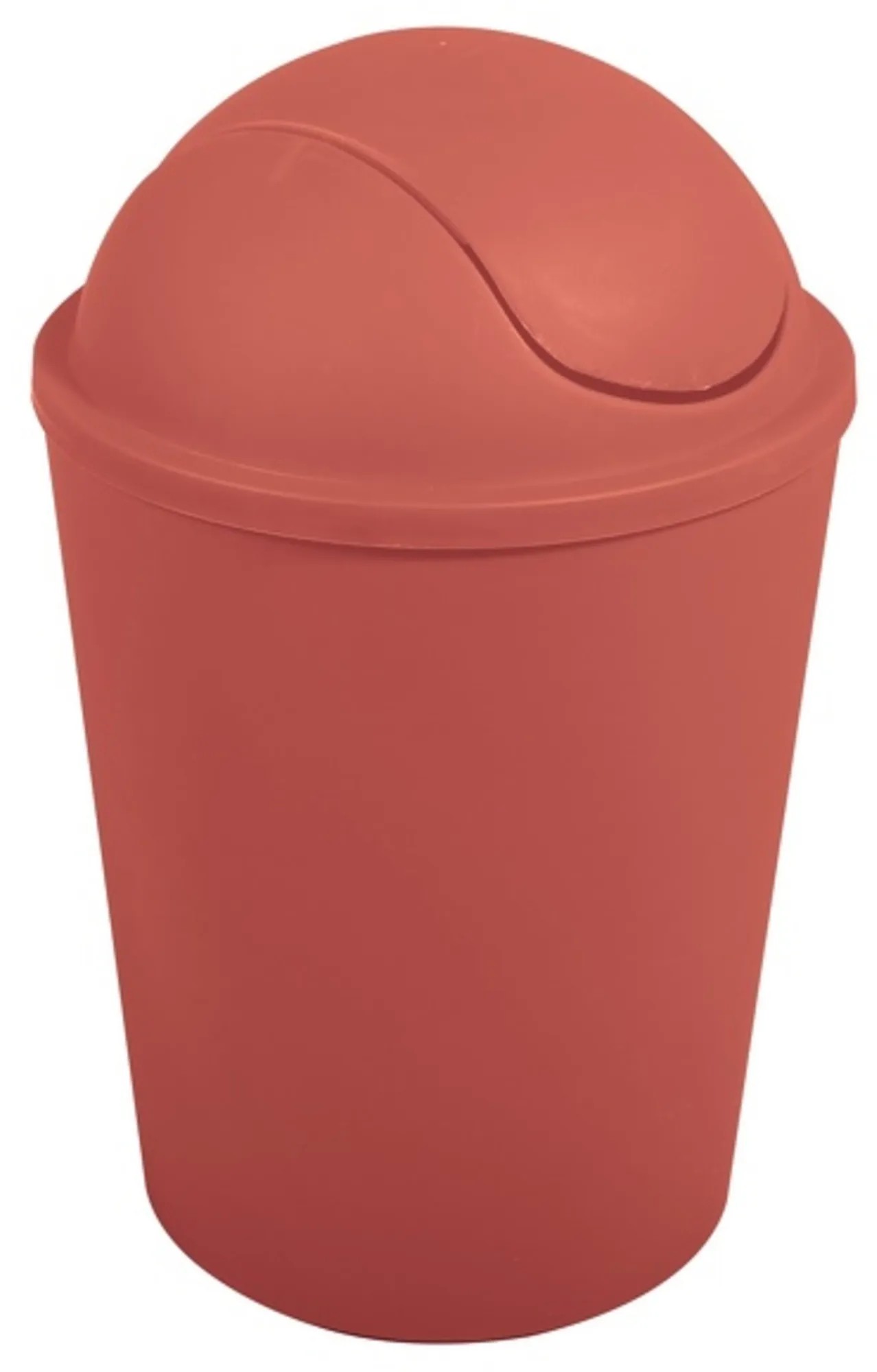 MSV Abfalleimer 5,5l Mit Schwingdeckel Pastellrosa - Badezimmer Mülleimer