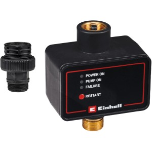 Einhell Elektronischer Durchflussschalter für Pumpen & Hauswasserwerke mit Zubehör.