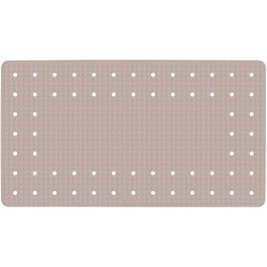 Wenko Wanneneinlage Mirasol in Taupe, 69x39 cm, aus Kautschuk mit Saugnäpfen für sicheren Halt.