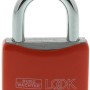 Burg Wächter Vorhangschloss Look 402, Alu, farbig sortiert. Robustes Zylinder-Vorhangschloss.