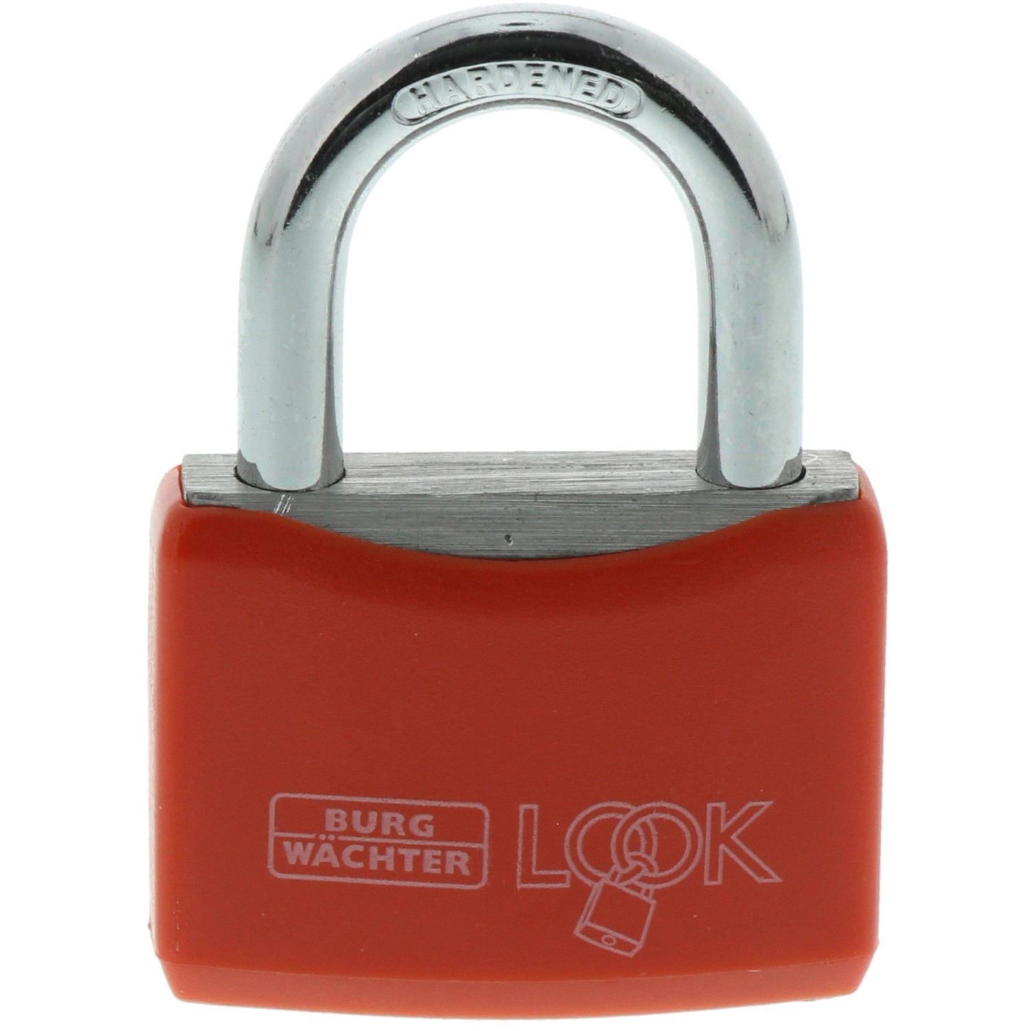 Burg Wächter Vorhangschloss Look 402, Alu, farbig sortiert. Robustes Zylinder-Vorhangschloss.