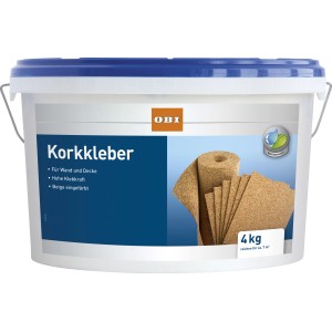 Eimer OBI Kork-Kleber, beige, 4 kg, für Wand- und Deckenkork.