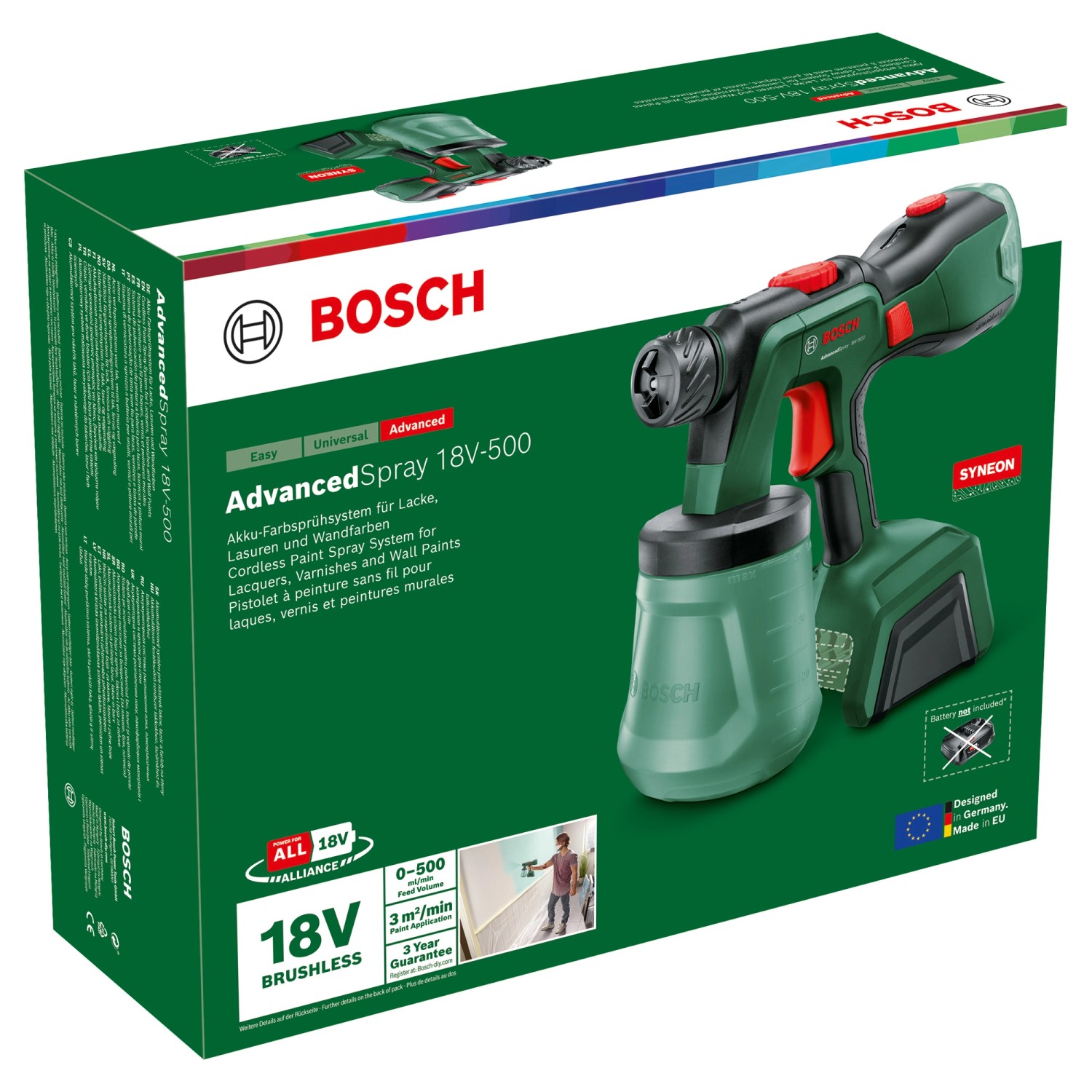 Bosch AkkuFarbsprühsystem AdvancedSpray 18 V500 kaufen bei OBI