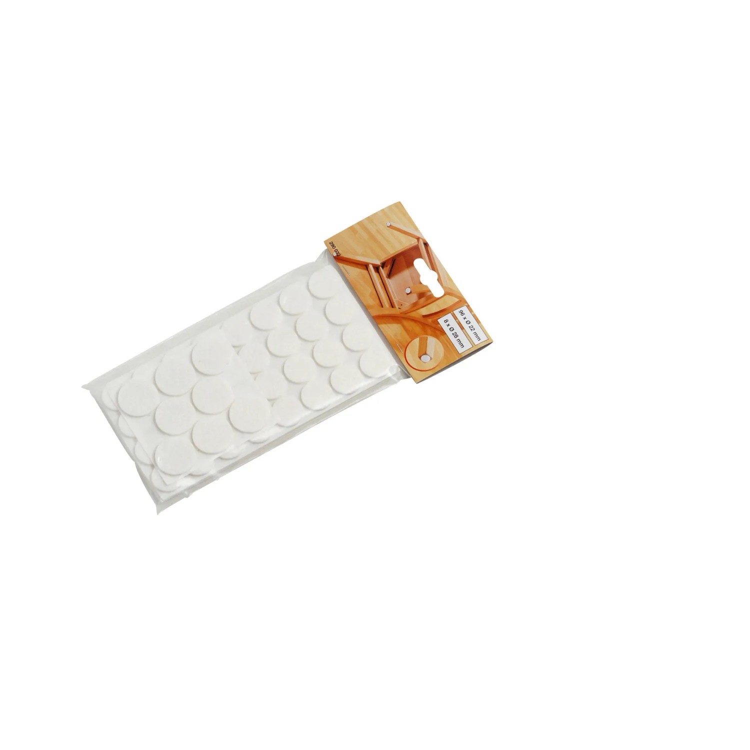 Selbstklebende Filzzuschnitte, 104-teiliges Set für Möbelgleiter und Oberflächenschutz.