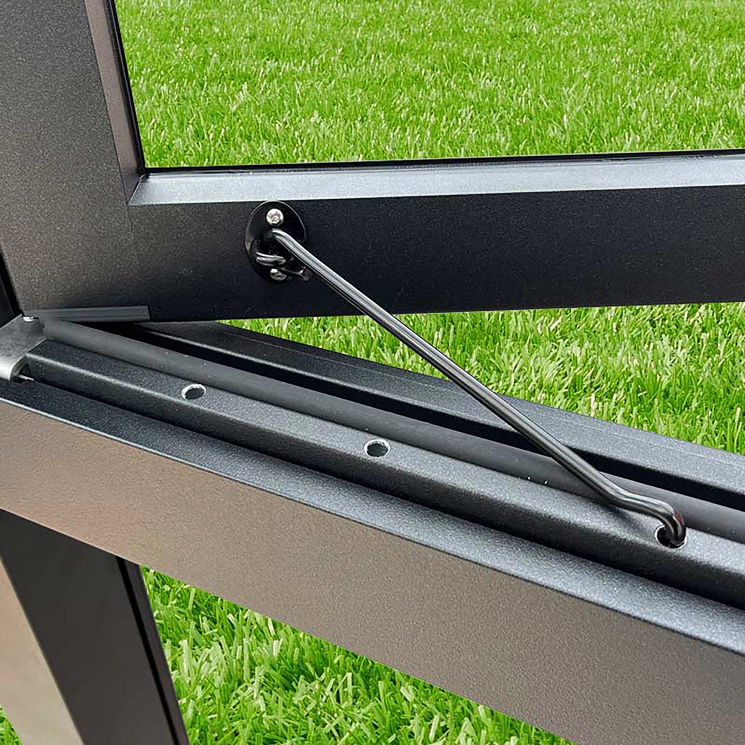 SunElements Fenster Doppelstegplatten 10 mm für SunGarden Anthrazit