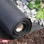 Bellissa Unkraut-Stopp Vlies Comfort Rolle, schwarzes Gartenvlies für Beet und Garten.