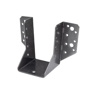 Alberts Duravis Balkenschuh Typ A, 60x100mm, Schwarz, duplexbeschichtet, zur Balkenverbindung.