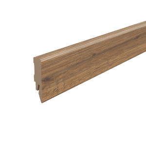 Egger Sockelleiste L588 Kubisch für Fußboden Sherman 6 cm Eiche Cognacbraun