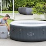 Bestway Lay-Z-Spa Bali AirJet aufblasbarer Whirlpool, Ø 180cm, mit Pumpe und LED-Beleuchtung.