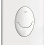 Weiße Grohe QuickFix WC-Betätigung Start für 2-Mengen-Spülung.