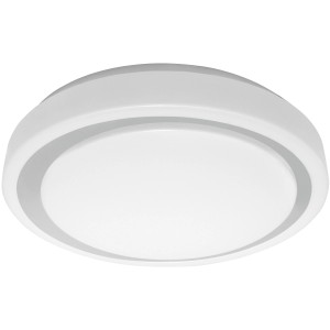 Ledvance Smart+ WiFi Deckenleuchte Orbis Moon, weiß-silber, Ø 38cm, tunable white. Smarte LED Lampe für Innenräume.