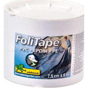 Ubbink FoliTape Klebeband für Teichfolien, 7,5 cm x 6 m Rolle.