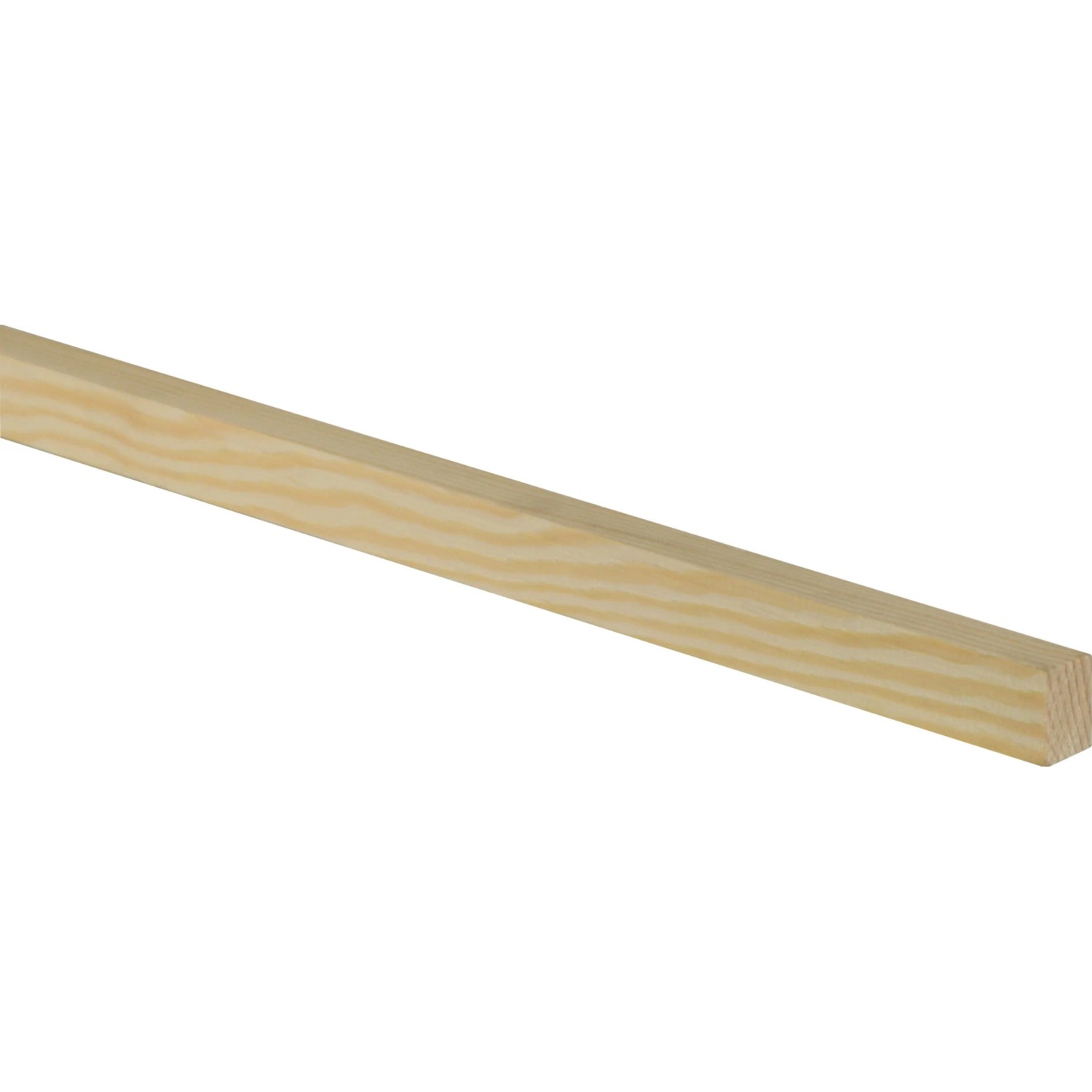 Fichte Flachleiste, 13x19x2400mm, ideal für Bastelarbeiten und Modellbau.