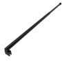 Aurlane Haltebügel Parma, schwarz, verstellbar von 70-100 cm, für Dusche.