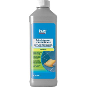 Knauf Feinsteinzeug Imprägnierung, 500ml Flasche für wasser- und fettabweisenden Schutz.