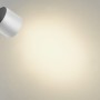 Weißer Philips LED-Spot (2er) Star, schwenkbar, 8 W, für Deckenmontage.