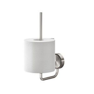 Tiger Ace Reserverollenhalter aus gebürstetem Edelstahl mit Toilettenpapierrolle.