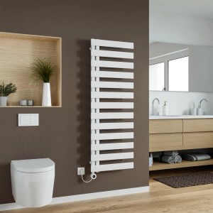 Azur Elektrischer Handtuchwärmer Lilly 140 x 60 cm 700 W Typ 6.1 Weiß