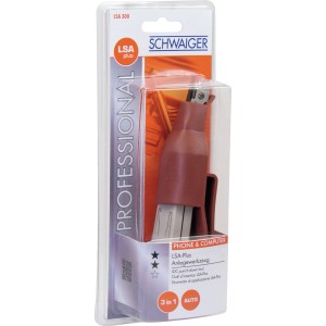 Schwaiger Anlegewerkzeug LSA Plus für Netzwerktechnik im Blister