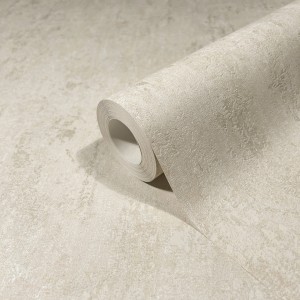 Rolle Marburg Vliestapete in Beige mit glänzender Betonoptik.