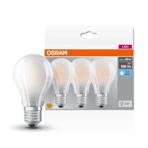 Osram LED Lampe E27 6,5 W Neutralweiß Matt 3er-Set