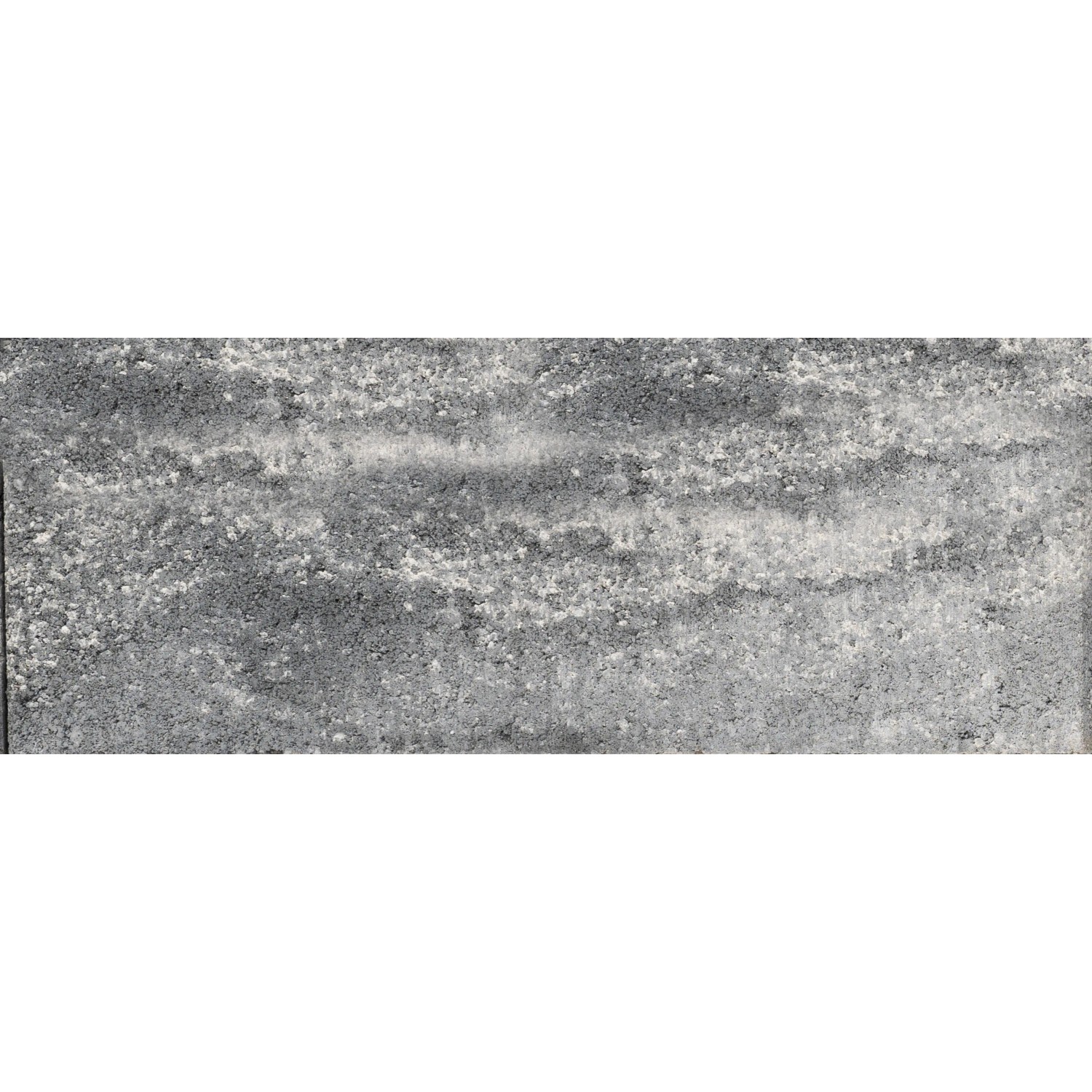 Diephaus Gartenmauerstein Fein, weiß-schwarz, 25x25x20 cm. Mauerstein für Garteneinfassungen.