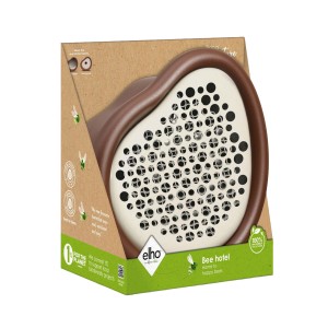 Elho Bienenhotel Organic 25 cm Braun-Weiß