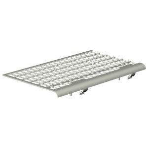 Laubschutzgitter Universal Grau PVC 1 m