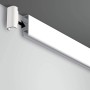 Artiteq Befestigungsset für Click Rail Alu Bilderschiene, Montage an Wand und Decke.