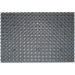 Graue Astra Fußmatte Season, 40x60 cm, mit Noppenstruktur zur Schmutzaufnahme.