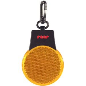 Reer LED Sicherheitslicht See Me Orange mit Karabinerhaken für Kinderwagen.