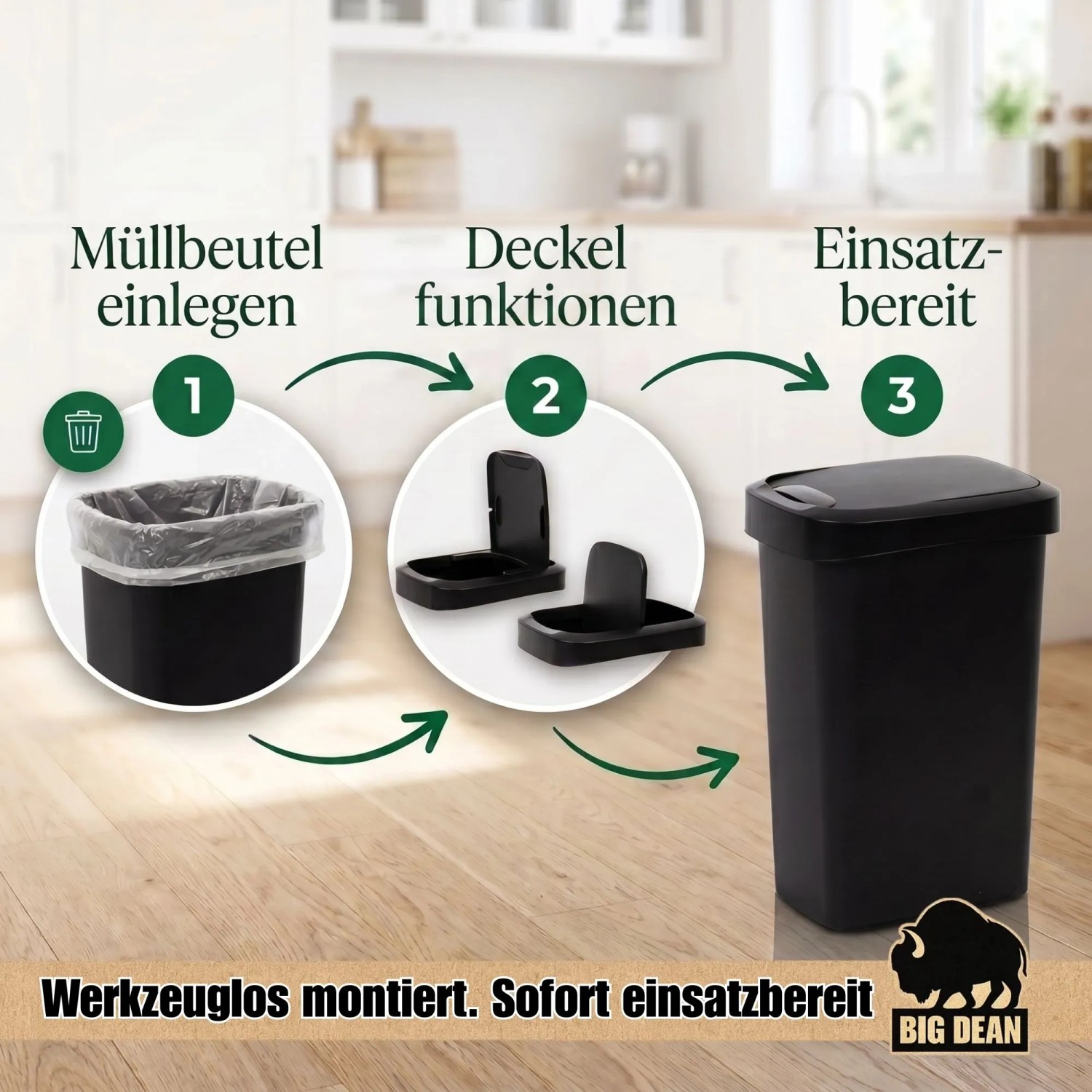 tischset dunkelgrün PLATZSET sogo | - 4-er Set SONGMICS Kleiderschrank Stoffschrank, Schrank