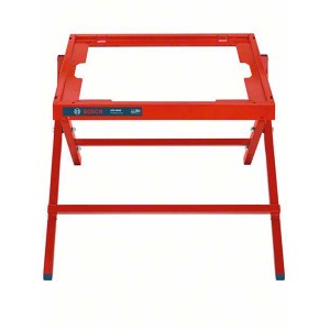 Bosch GTA 6000 Arbeitstisch für Tischkreissäge, rot, klappbar.
